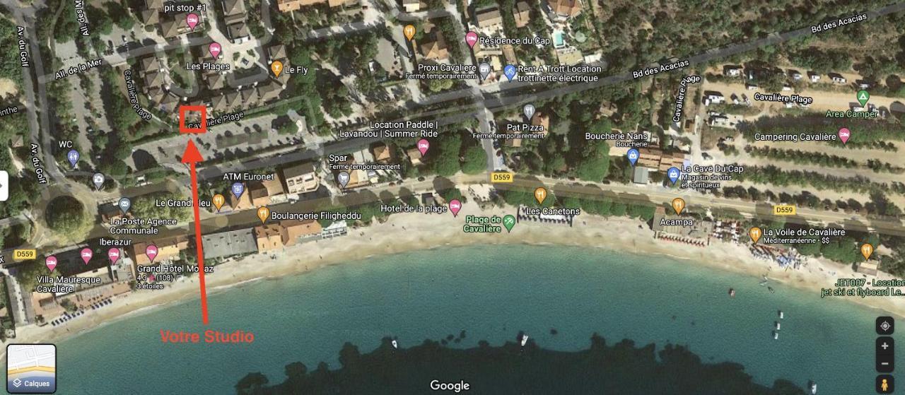 Magnifique Studio A 50M De La Plage De Cavaliere - Studio Tamarindo เลอลาวองดูว์ ภายนอก รูปภาพ